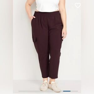 Old Navy High-Waisted SleekTech Cargo Ankle Pants XL